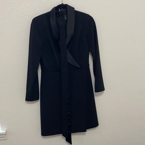 Black Adrianna Papell blazer dress